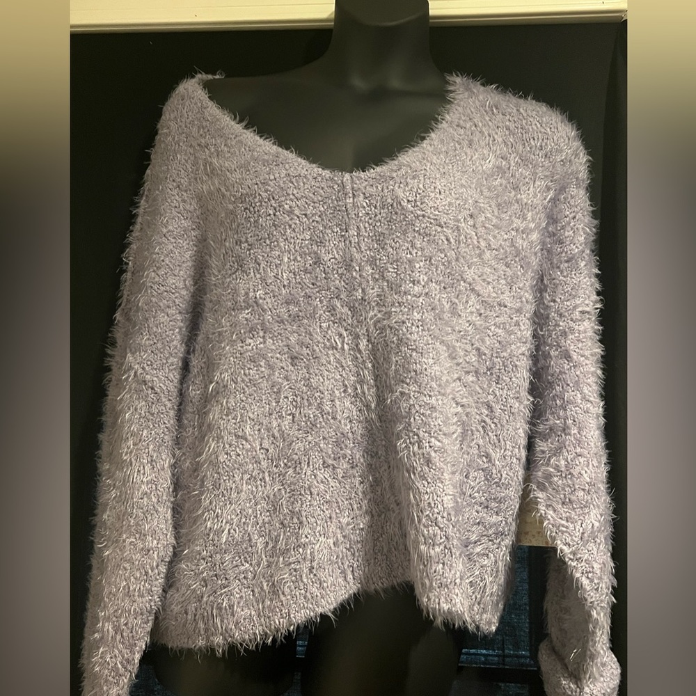 Lavender Free People Surplus Sweater